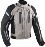 A-Pro Motorradjacke CE Protektoren Textiljacke Wasserdicht 4 Schicht Grau 3XL