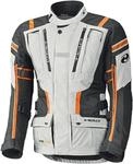 Held Hakuna II wasserdichte Motorrad Textiljacke, grau/orange, M