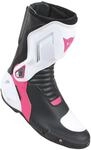 Dainese-NEXUS LADY Stiefel, Schwarz/Weiss/Fuchsia, Gr&ouml;&szlig;e 36