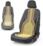 Walser CarComfort Sitzauflage aus Holzperlen, Sitzaufleger Holzkugeln, Massage