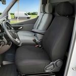 WALSER Passform Auto-Sitzbezug, Transporter-Schonbezug Stoff kompatibel mit VW T5,