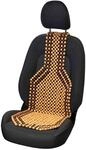 Carpoint Holzperlen-Kissen Classic 126x39cm, Braun