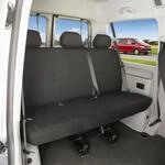 WALSER Passform Auto-Sitzbezug, Transporter-Schonbezug Stoff kompatibel mit VW T5,