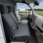 WALSER Passform Auto-Sitzbezug, Transporter-Schonbezug Stoff kompatibel mit VW T5,