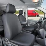 WALSER Passform Auto-Sitzbezug, Transporter-Schonbezug Stoff kompatibel mit