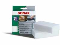 SONAX SchmutzRadierer (2 Stück) feinporiger Spezialschwamm zum Entfernen