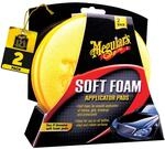 Meguiar's Soft Foam Applicator Pads - Weiche Schaumstoff Applikator Pads, 2erPack,