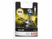 Bosch H4 Plus 90 Lampe - 12 V 60/55 W P43t - 1 Stück
