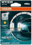 Osram Diadem Chrom Halogen Birnen - T10 - 12V/5W - Satz &agrave; 2 St&uuml;ck - Orange