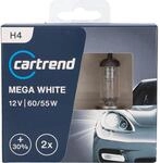 cartrend H4 Xenon Mega White 12V 60/55W P43T