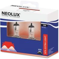 NEOLUX 50% Extra Light H4 Halogen Scheinwerferlampe N472EL-2SCB 12V 60/55W Softcover
