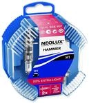 NEOLUX HAMMER BOX Extra Light H1 Halogenscheinwerferlampe N448EL 12V 55W P14.5s im