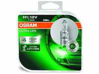 Osram ULTRA LIFE H1, Halogen-Scheinwerferlampe, 64150ULT-HCB, 12V PKW, Duobox (2