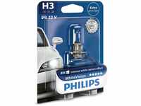 Philips WhiteVision Xenon-Effekt H3 Scheinwerferlampe 12336WHVB1, Einzelblister,
