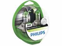 Philips 36787428 ColorVision Scheinwerferlampe H4 2-er Kit, grün