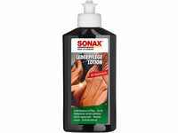 SONAX LederPflegeLotion (250 ml) wasserabweisende Lederpflege mit Bienenwachs für