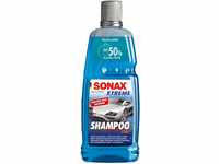 SONAX XTREME Shampoo 2 in 1 (1 Liter) Autoshampoo Konzentrat ohne Abledern zur