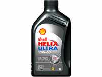 Shell 1310001 Helix Ultra Racing 10W-60 Motoröl, 1 Liter, 22.10x11.70x22.10