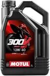 Motul 104121 300V 4T Factory Line Road Racing, 10 W-40, 4 L, Black, 300x234x114