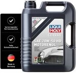 LIQUI MOLY Classic Motoren&ouml;l SAE 20W-50 HD | 5 L | mineralisches Motor&ouml;l 