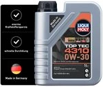 LIQUI MOLY Top Tec 4310 0W-30 | 1 L | Synthesetechnologie Motor&ouml;l | Art.-Nr.: 3735