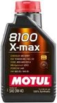 Motul 104531 Motor&ouml;l 8100 X-max 0W-40 1 L, Brown