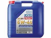 LIQUI MOLY Leichtlauf High Tech 5W-40 | 20 L | Synthesetechnologie Motoröl 