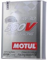Motul 104241 Motor&ouml;l 300 V Power Racing 5W-30 2 L, Brown