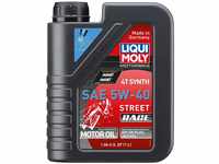 LIQUI MOLY Motorbike 4T Synth 5W-40 Street Race | 1 L | Motorrad vollsynthetisches