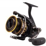 Daiwa BG Salzwasser-Spinnrolle, Schwarz/Gold