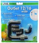 JBL OutSet wide 60155 Auslaufrohr Komplett-Set mit Breitstrahlrohr f&uuml;r Au&szlig;enfilter