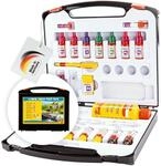 sera Aquarium Wassertest Box | Wasser-Testkoffer f&uuml;r Fortgeschrittene | pH, GH, KH,