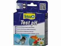 Tetra Test pH - Wassertest für Süßwasser-Aquarien und Gartenteiche, misst