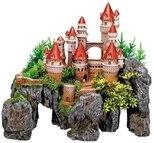 Nobby Aqua Ornaments Schloss mit Pflanzen, 37 x 20,5 x 31,5 cm, 1 St&uuml;ck