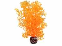 biOrb Hornkoralle, orange - naturnahe Koralle aus Kunststoff | Aquariendekoration 