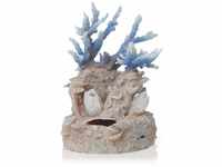 biOrb 46121 Korallenriff Ornament, hellblau - Aquariendekoration in Form einer
