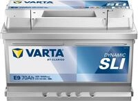 VARTA E9 Black Dynamic/Battery/Battery 70 AH