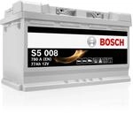 Bosch S5 008 Autobatterie 77 Ah - 780 A - 12 V, Blei-S&auml;ure-Batterie f&uuml;r Fahrzeuge