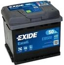 EXIDE EB500 Excell Autobaterie/Starterbatterie 50Ah 12V 450A B13 DIN/ISO L1