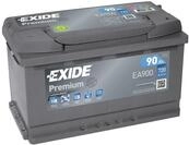 EXIDE EA900 Premium Starterbatterie 90Ah 12V 720A DIN/ISO L4 Kompatibel mit VW Golf