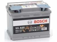 Bosch S5A05 - Autobatterie - 60A/h - 680A - AGM-Technologie - angepasst für