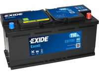 Exide Excell EB1100 110Ah Autobatterie (850A Kälteprüfstrom)