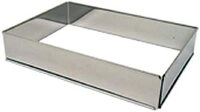 Lares 253705 Backrahmen Edelstahl eckig