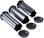 Birkmann, Partybrot-Backr&ouml;hren-Set, anthrazit, 22 x 9 cm, Karbonstahl, 3-teilig