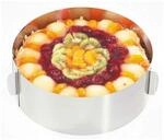 GEFU Tortenring Tondo - Verstellbarer Backrahmen aus Edelstahl - 8,5cm | Extra...