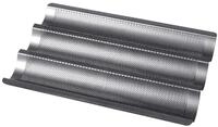 Birkmann, Easy Baking, Baguette Blech, perforierte Baguetteform aus Karbonstahl...