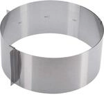 Westmark Tortenring, Extra hoch, &Oslash; 16 &ndash; 30 cm variabel, Rostfreier Edelstahl,