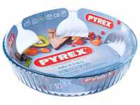 Pyrex Bake & Enjoy Glass Fluted flan dish Hohe Widerstand 26 cm