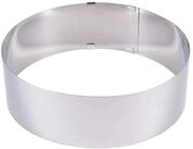 Lares Kuchenring/Tortenring - 18-30cm &Oslash;, H: 6cm - Edelstahl, stufenlos verstellbar -