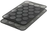 Mastard Macarones Backblech 2er Set - 25 Vertiefungen - ausf&uuml;llbarer Rand - geeignet
